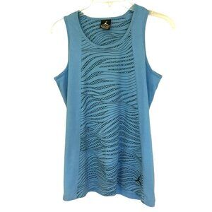 Nike Air Jordan Tank Tee Youth XL 13-15 Yrs with Jumpman Logo in Blue Basketball